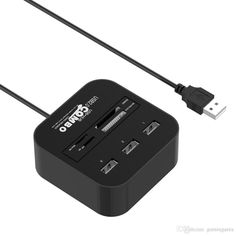 USB HUB i čitač kartica 2u1 JWD-U35